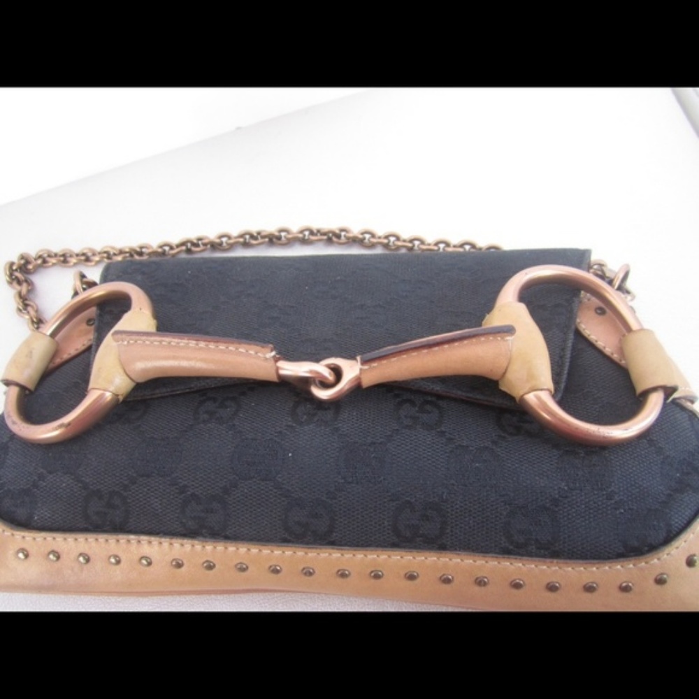 Gucci  Horsebit bag Vintage "GG" Logo EUC. SOLD - Picture 3 of 6